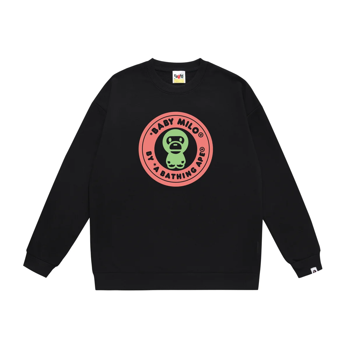A Bathing Ape A Bathing Ape BAPE STA Black Baby Milo Sweatshirt Black - 1