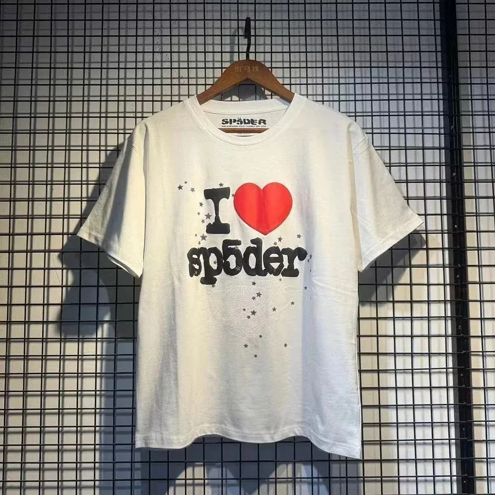 SP5DER SP5DER I Love Spider White T-Shirt White - 1