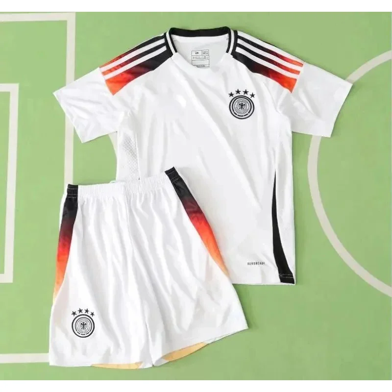 Adidas Adidas Classic Football Germany Home Jersey & Shorts Set White - 1