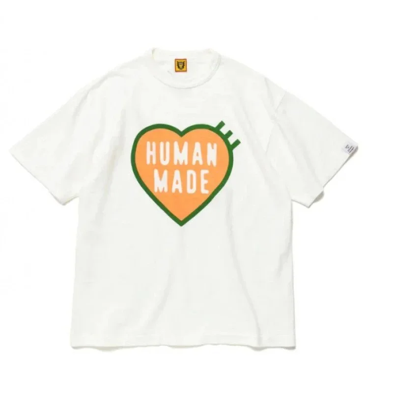 Other Human Made Heart Print T-Shirt White White - 1