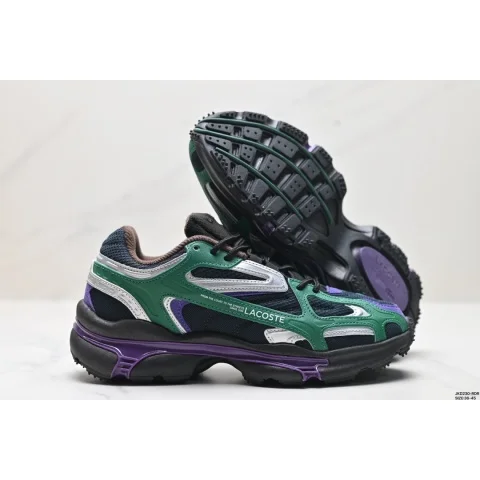 Lacoste Lacoste Green & Purple Sneakers Green - 1