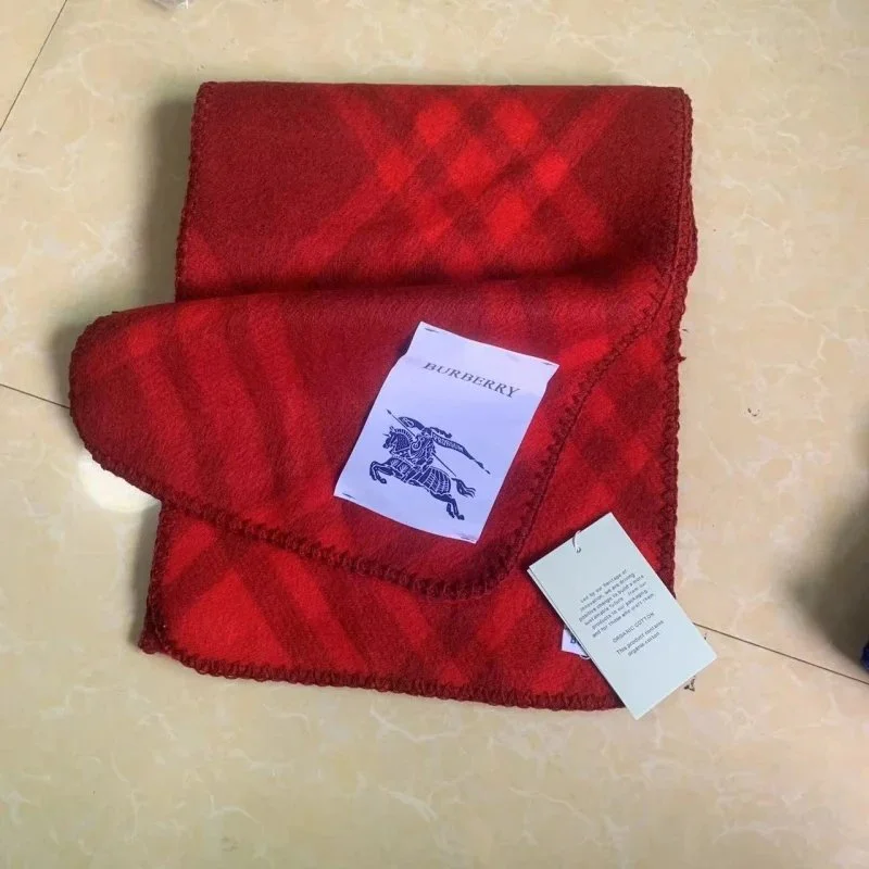 Burberry Burberry Red Check Scarf Red