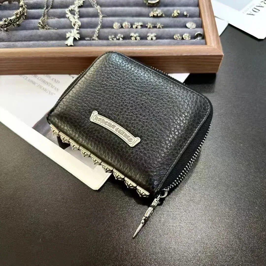 Chrome Hearts Chrome Hearts Cemetery Cross Wallet Black Black