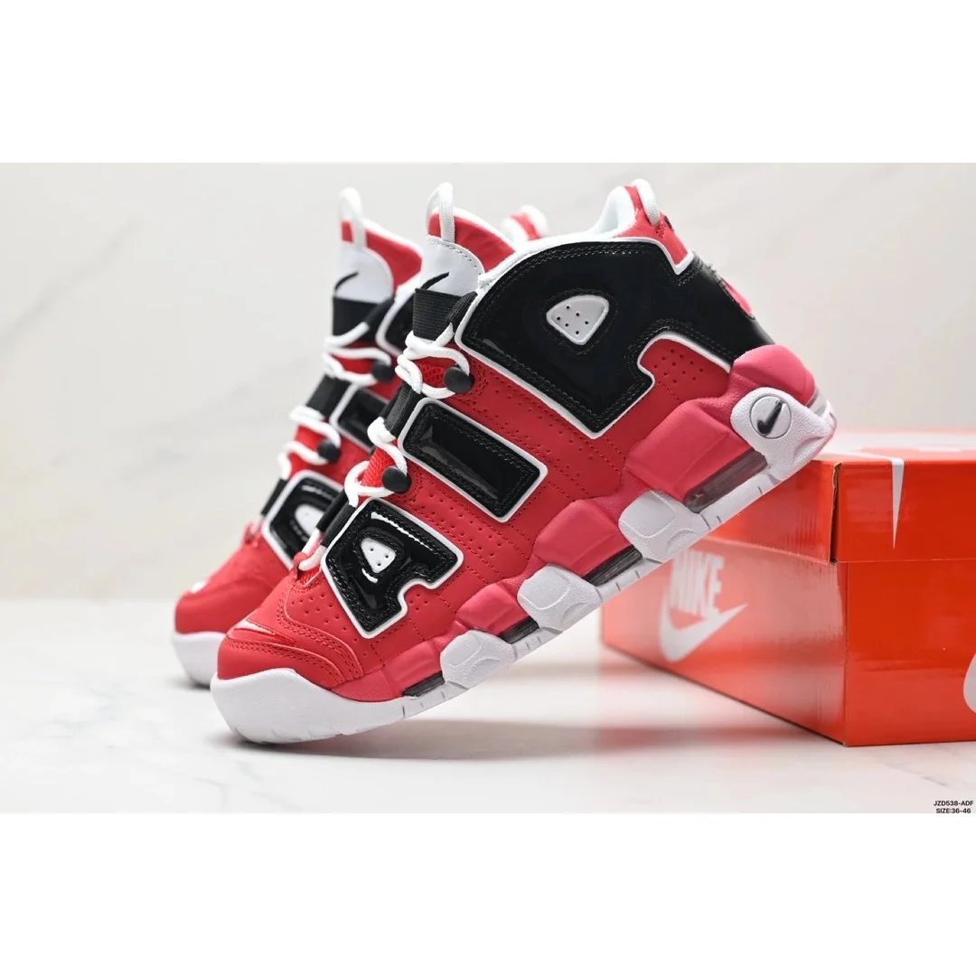 Nike Nike Air More Uptempo Red/Black Sneakers Red