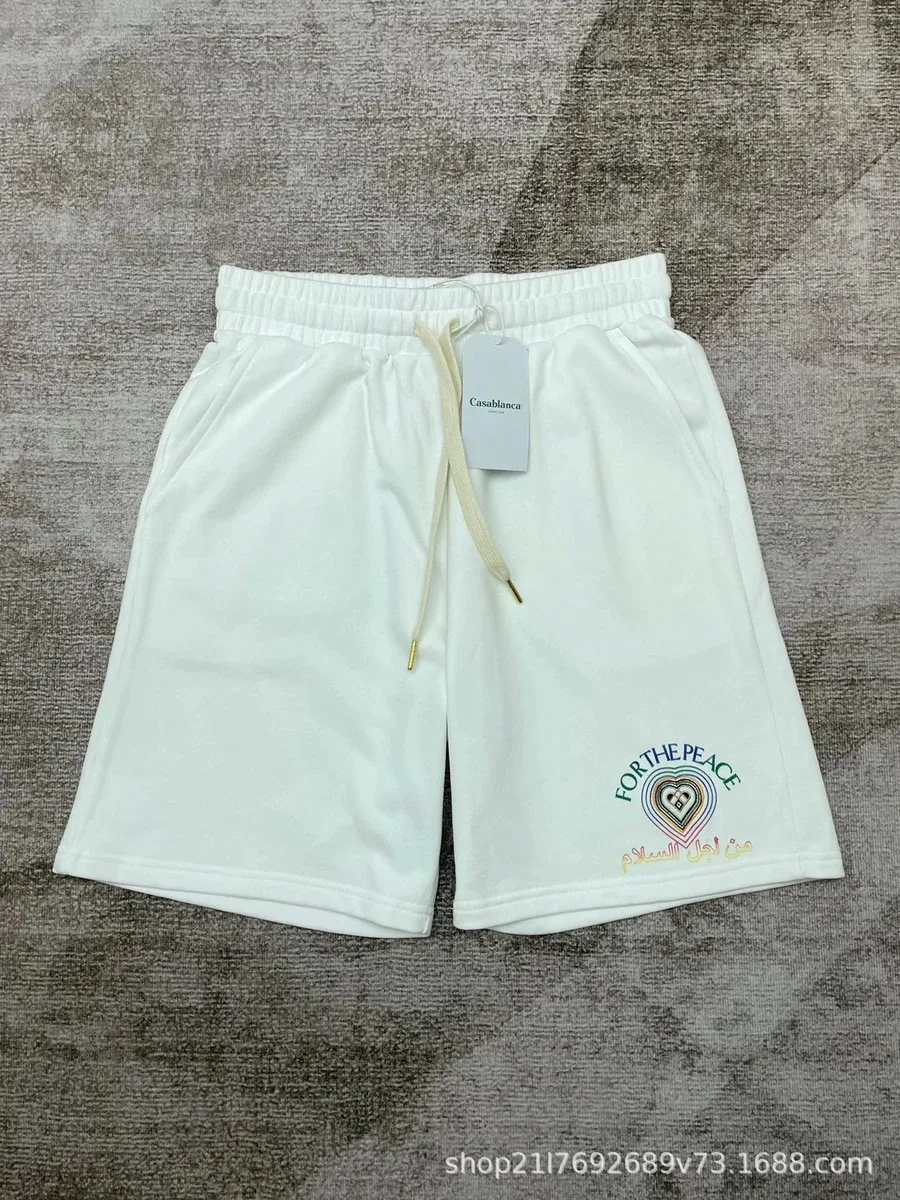 Casablanca Casablanca For The Peace White Shorts White - 1