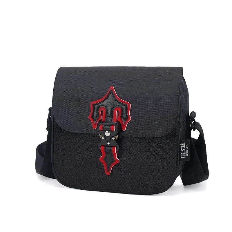 Trapstar Trapstar Black Red Logo Crossbody Bag Black - 1