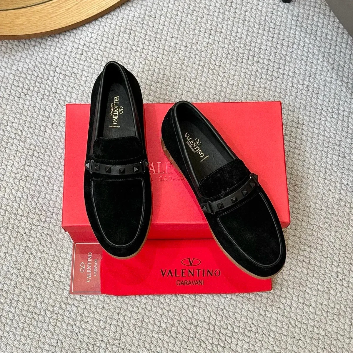 Valentino Rockstud Black Suede Loafers — Oopbuy Spreadsheet find