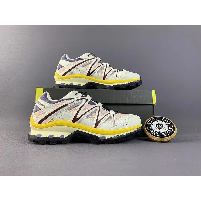 Salomon Salomon XT-6 White/Yellow/Purple Trail Sneakers White