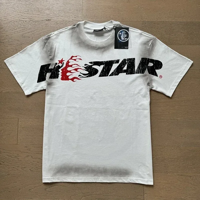 Trapstar Trapstar H*STAR Flame White T-Shirt White