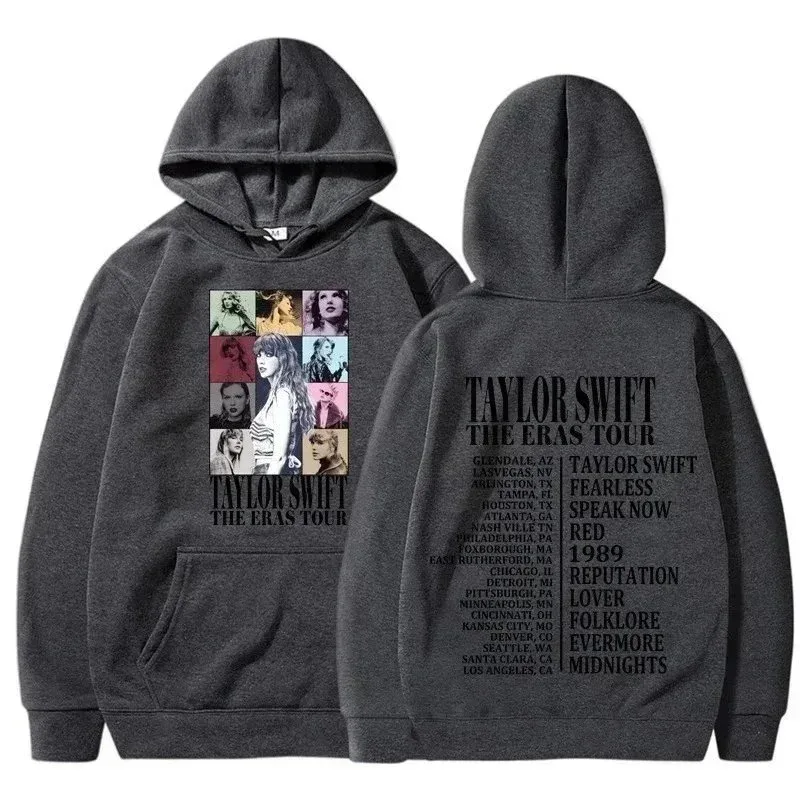 Other Taylor Swift The Eras Tour Grey Hoodie ALBB-030 Grey - 1