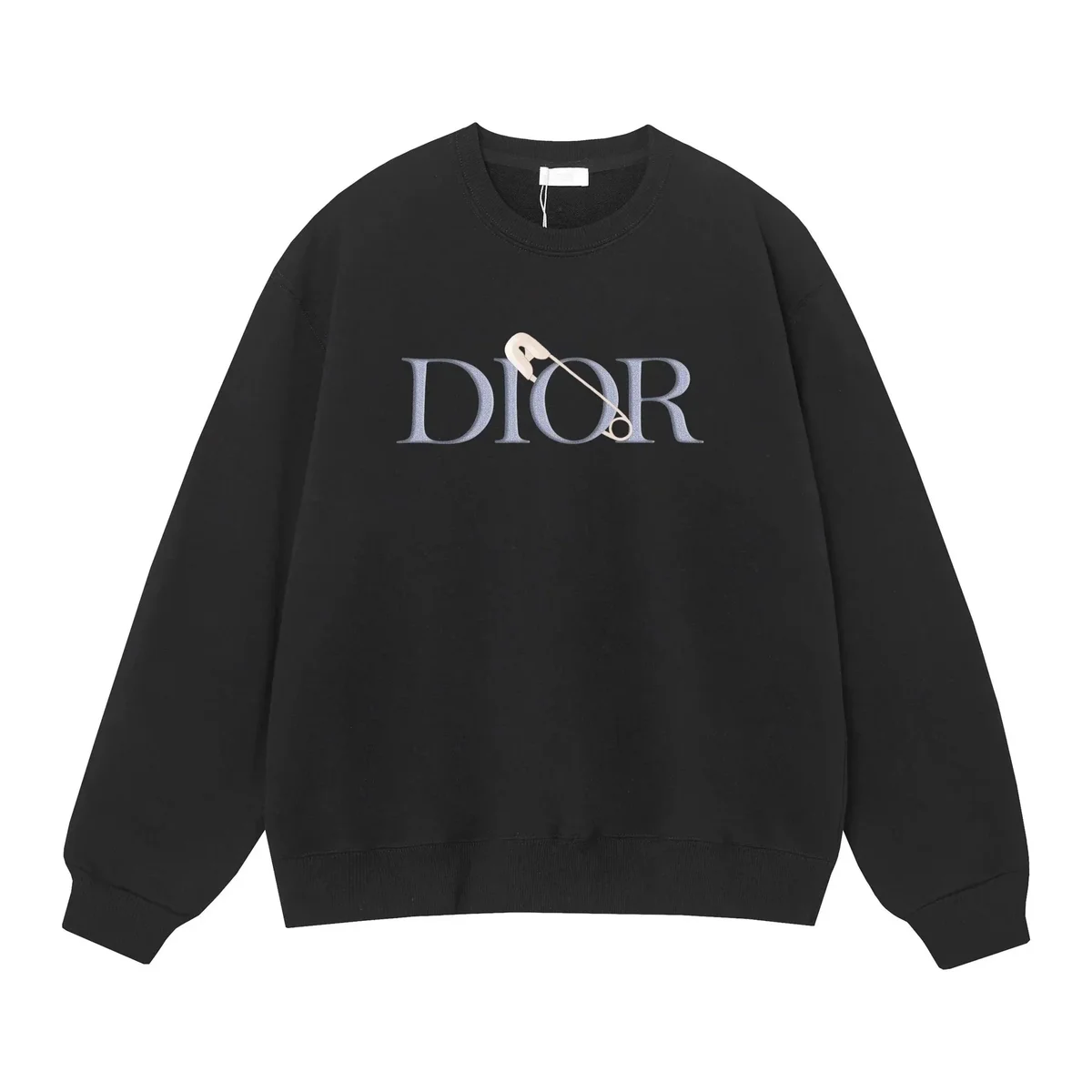 Dior Dior Safety Pin Logo Black Sweatshirt Black - 1