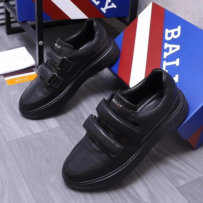 Bally Bally 07 Black Leather Sneakers Black