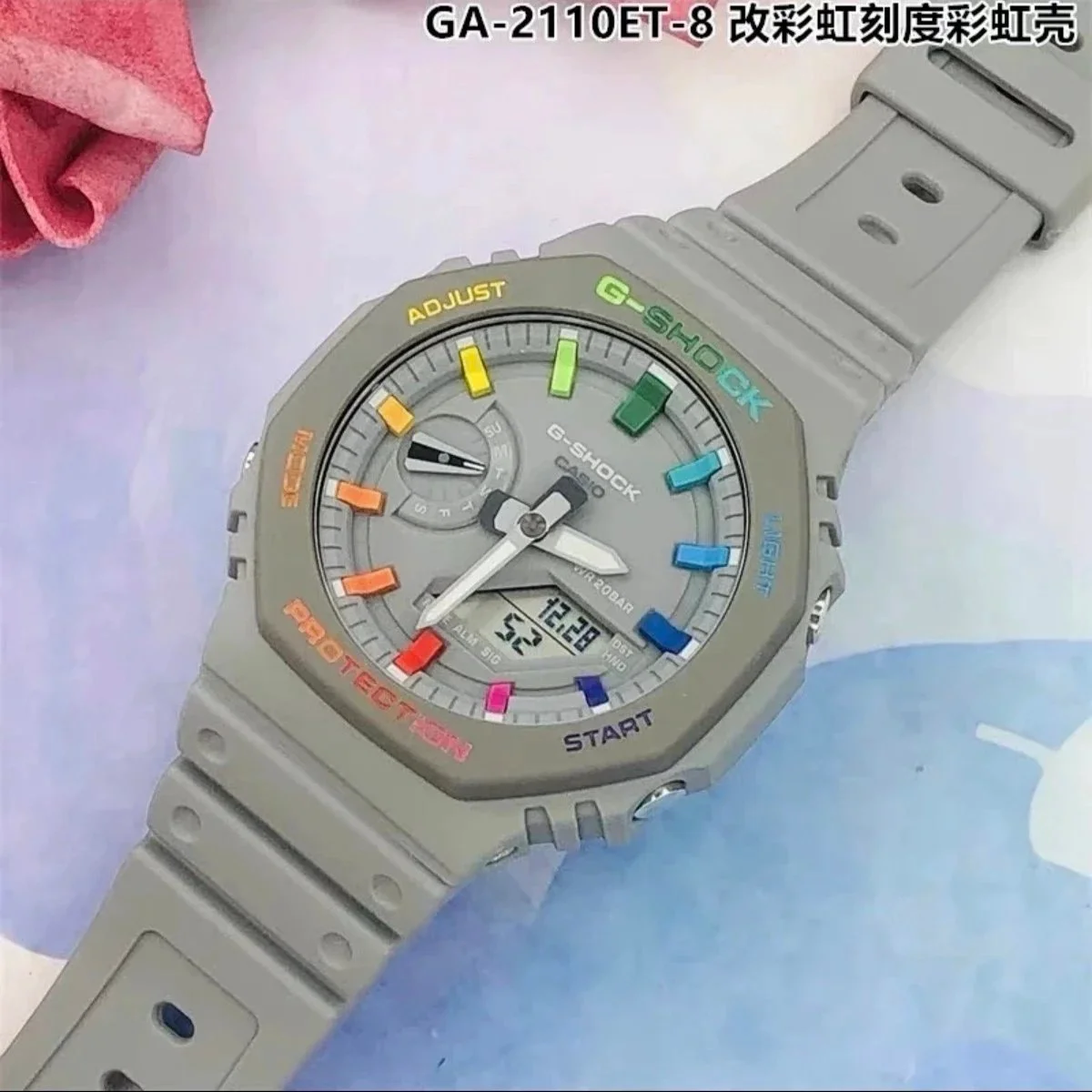 Casio Casio G-Shock GA-2110 Earth彩灰 Watch Grey - 1