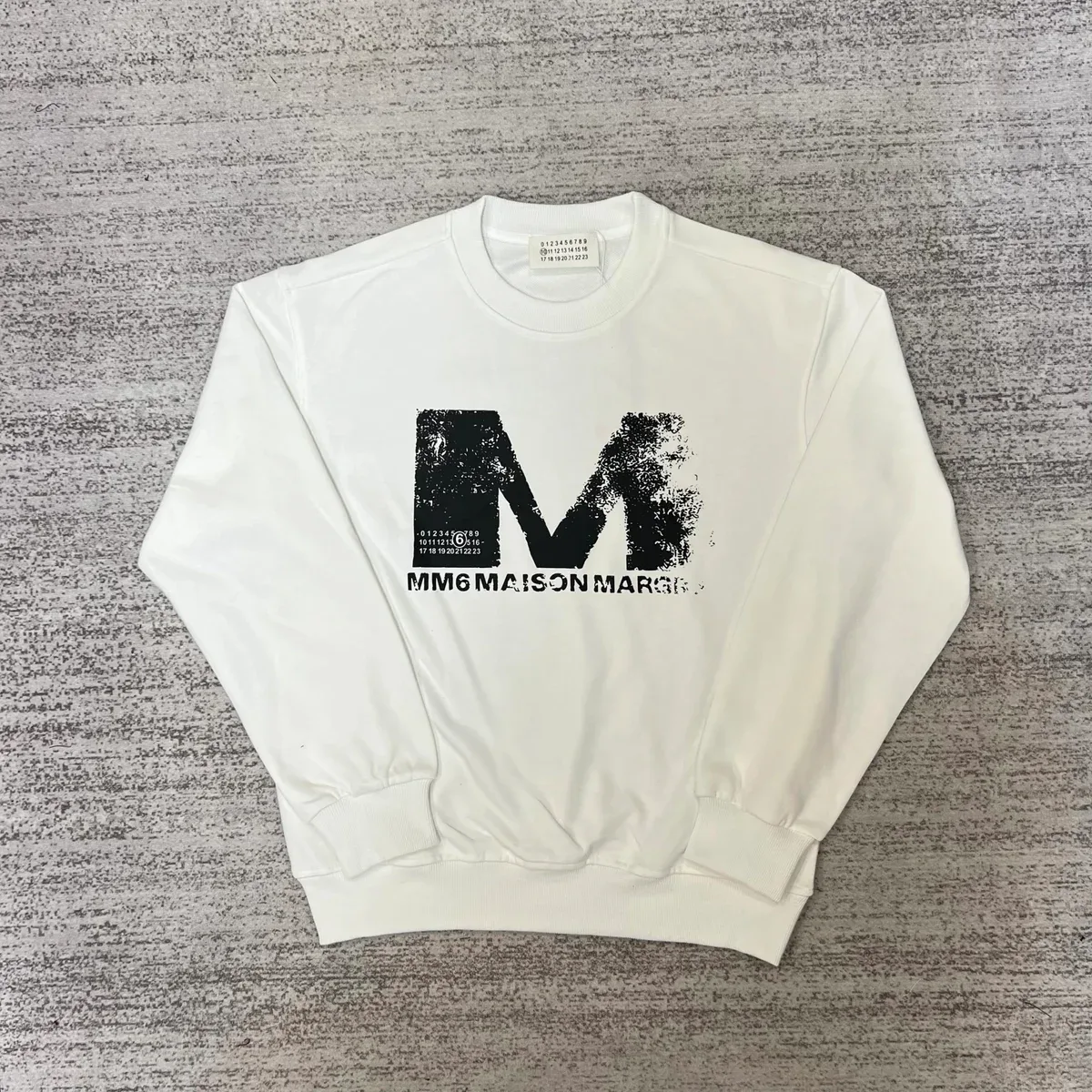 Maison Margiela Maison Margiela MM6 M Graphic White Sweatshirt White - 1