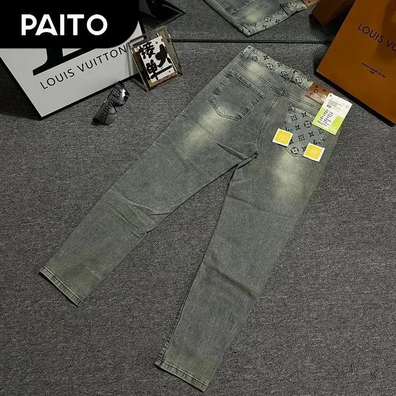Louis Vuitton Louis Vuitton Monogram Washed Grey Jeans Grey