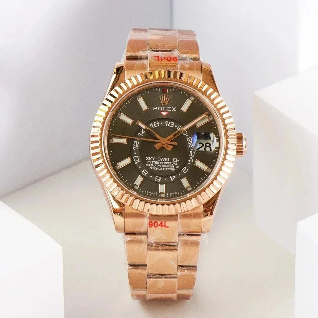 Rolex Rolex Sky-Dweller Rose Gold Oyster Perpetual Watch Gold