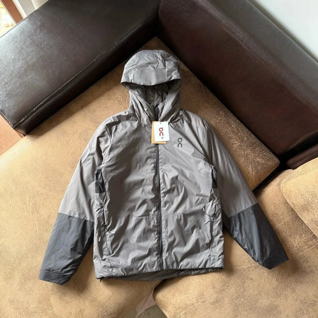 A-COLD-WALL* A-COLD-WALL* Rock Grey Hooded Technical Jacket Grey - 1