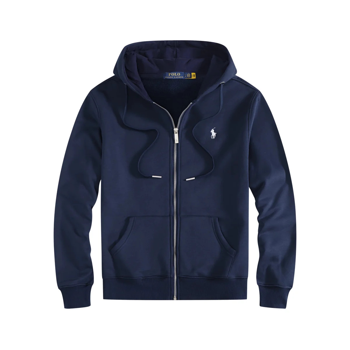 Polo Ralph Lauren Polo Ralph Lauren Navy/White Logo Zip-Up Hoodie Navy