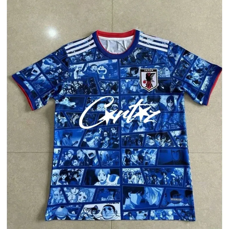 Corteiz Corteiz Japanese Anime Jersey Blue T-Shirt Blue - 1