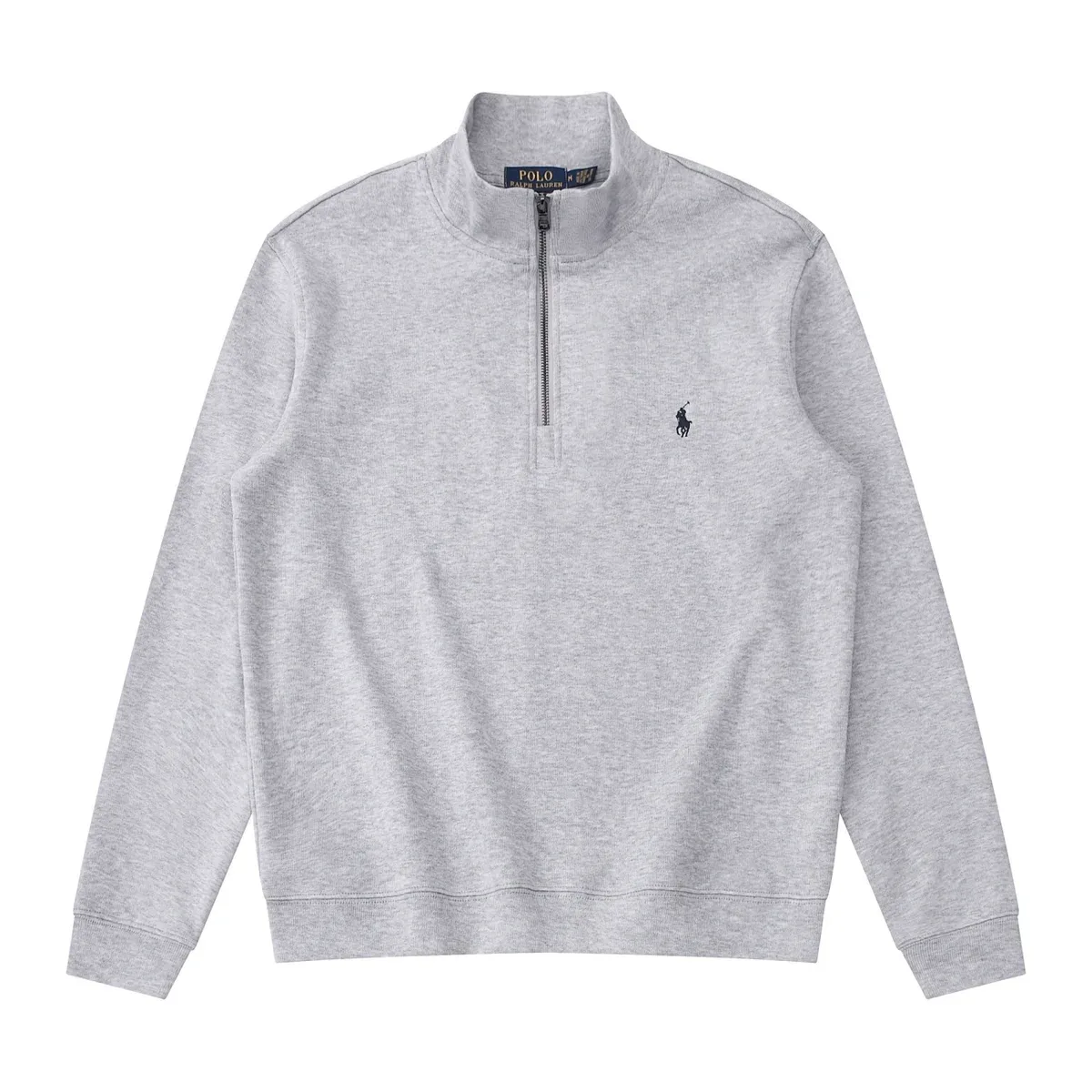 Polo Ralph Lauren Polo Ralph Lauren Classic Logo Quarter-Zip Sweatshirt Grey Grey - 1