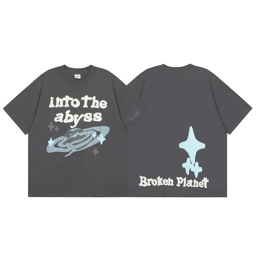 Broken Planet Broken Planet Into the Abyss T-Shirt Grey Grey - 1