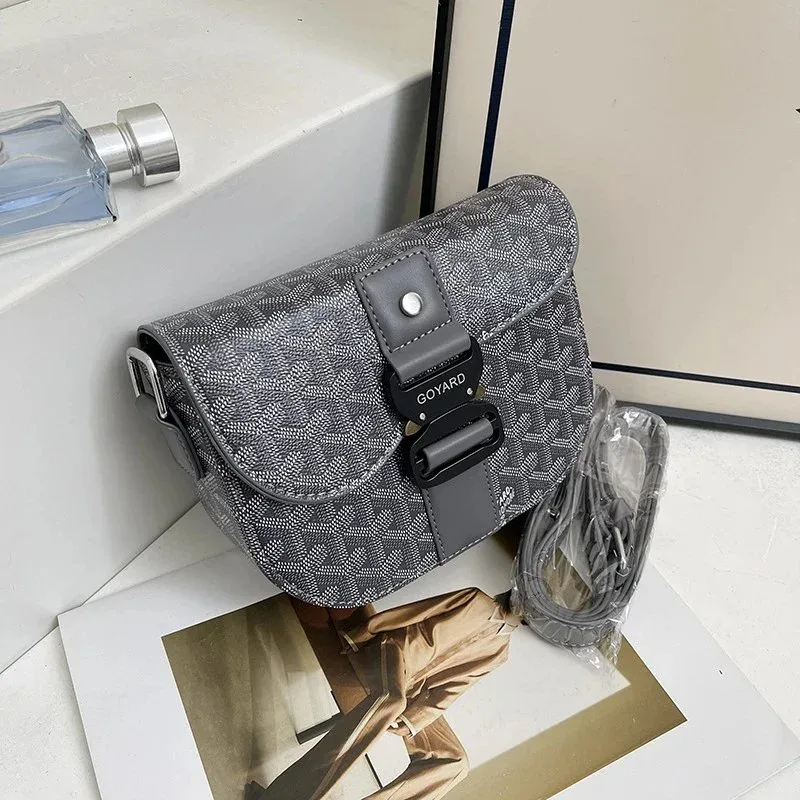 Goyard Grey Monogram Satchel Handbag