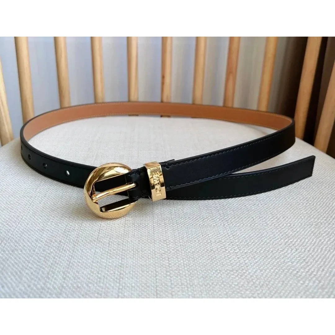 Michael Kors Michael Kors Black Gold Buckle Belt Black - 1