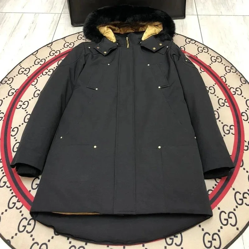 Other Black Fur-Lined Parka Coat Black - 1