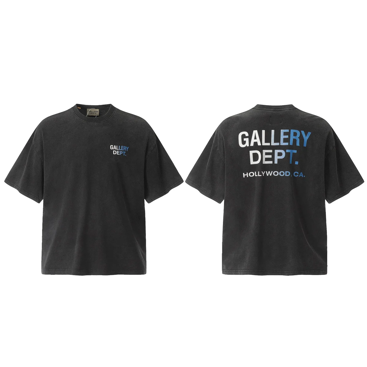 Gallery Dept. Gallery Dept. Hollywood CA T-Shirt Black Black - 1