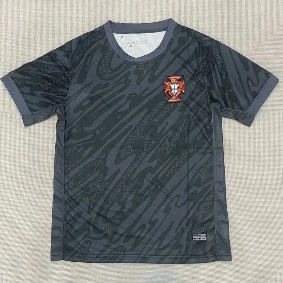 Nike Nike Majestic Portugal Away Jersey Dark Grey Grey
