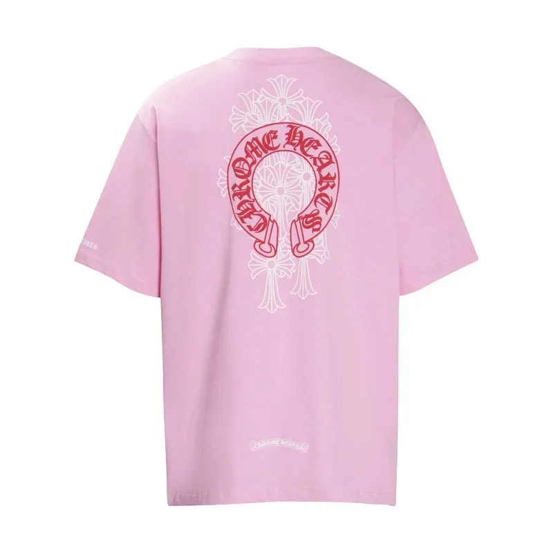 Chrome Hearts Chrome Hearts Pink CH Cross T-Shirt Pink - 1