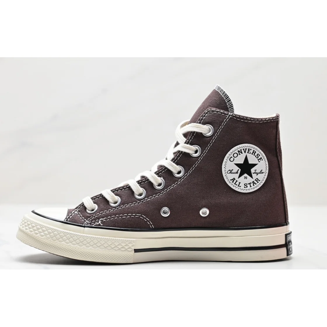 Converse Converse Chuck Taylor 1970s High Top Chocolate Brown Sneakers Brown - 1