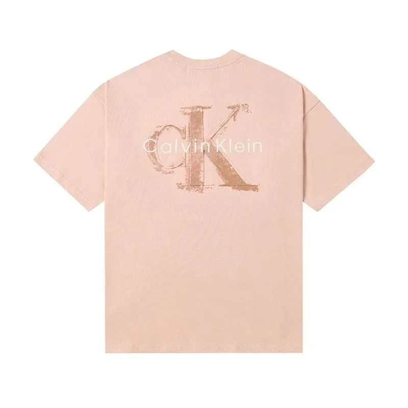 Calvin Klein Calvin Klein Oversized CK Monogram T-Shirt Cream Cream - 1