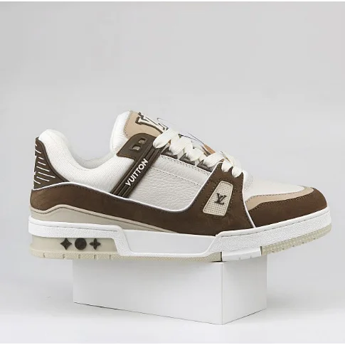 Louis Vuitton Louis Vuitton LV Trainer Brown/Beige/White Sneakers Brown