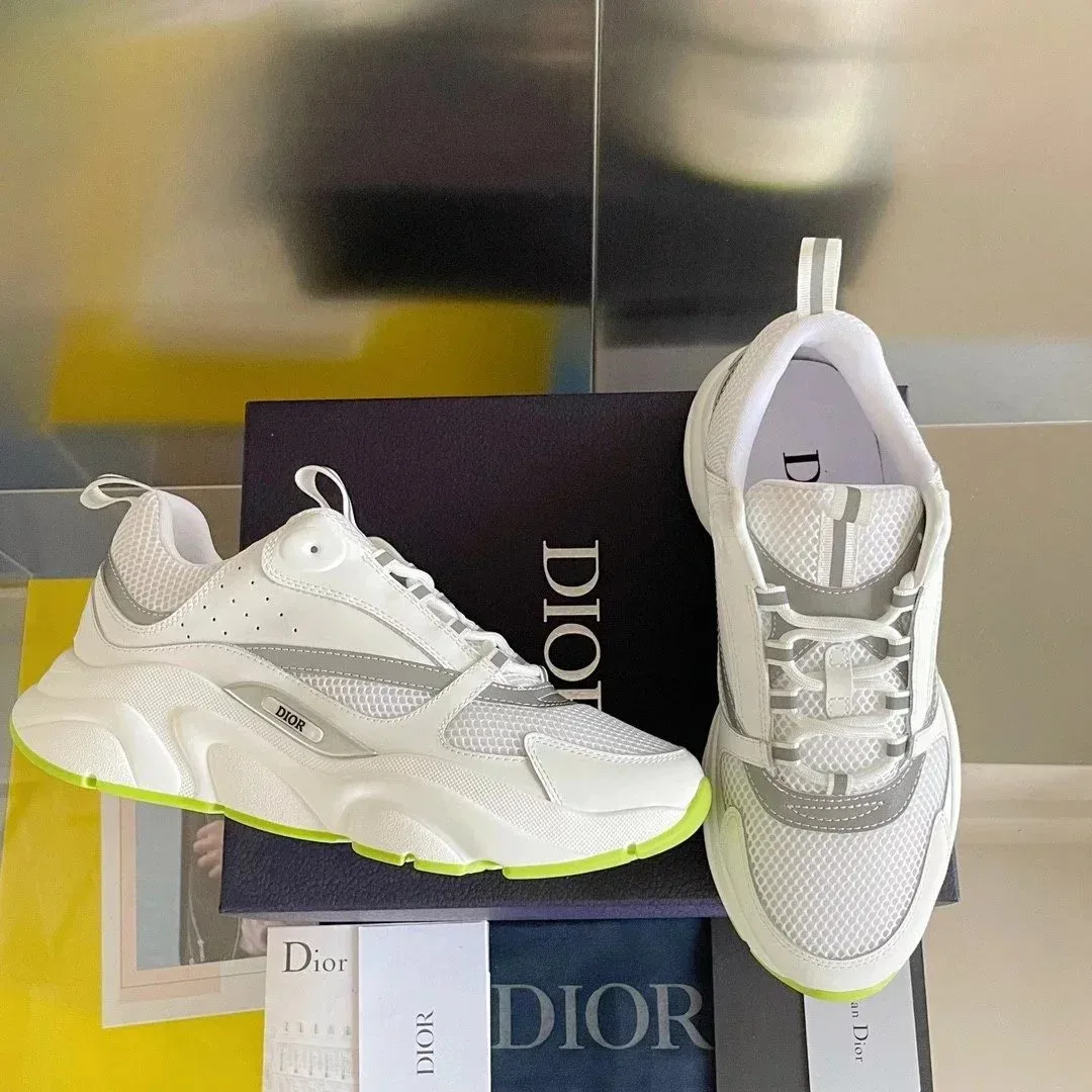 Dior Dior Dior Sauvage White Lime Green Sneakers White