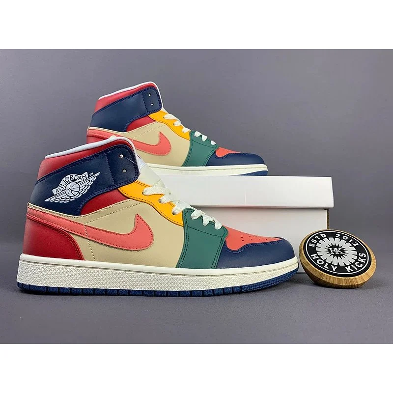 Nike Nike Air Jordan 1 Multi-Color High Top Sneakers Multicolor - 1