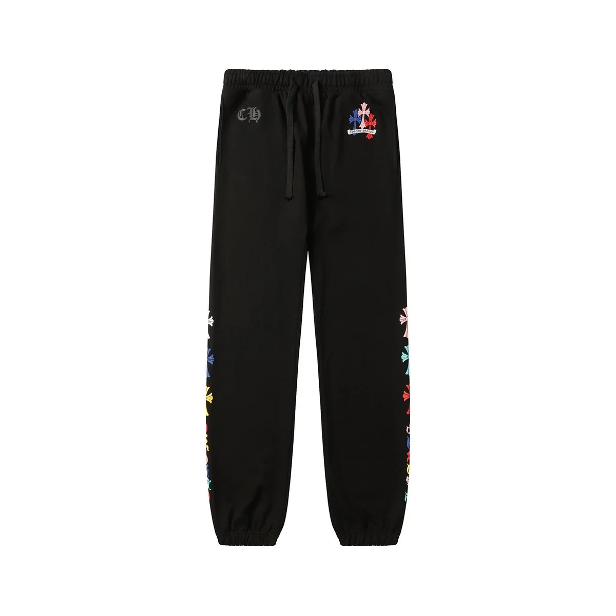 Chrome Hearts Chrome Hearts CH Cross Sweatpants Multi-Color Cross Embroidery Black Black