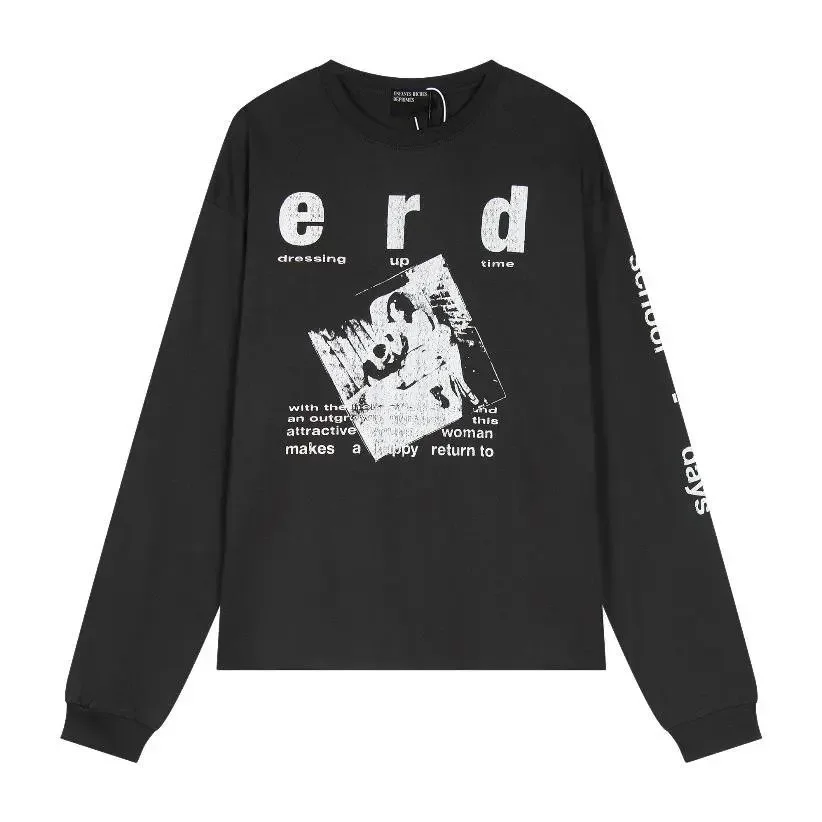 A-COLD-WALL* A-COLD-WALL* Black Graphic Long Sleeve T-Shirt Black - 1