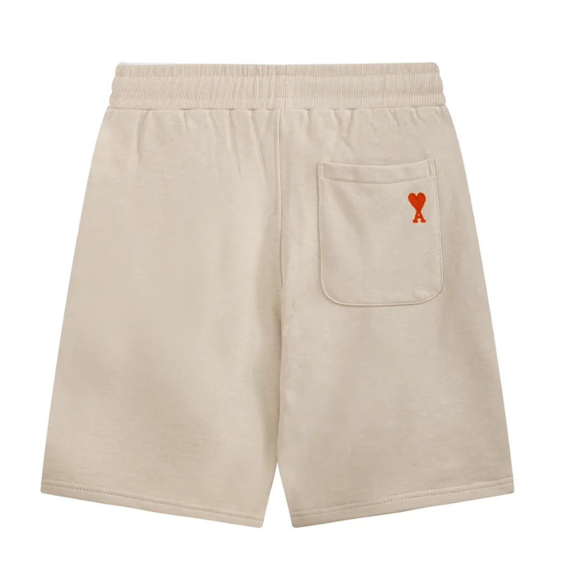 Ami Paris Ami Paris Beige AMI Heart Shorts Beige - 1