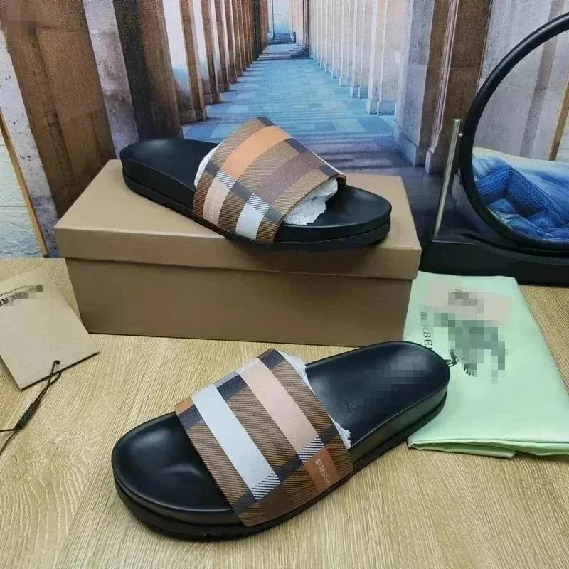 Burberry Burberry Classic Check Slide Black Sandals Black