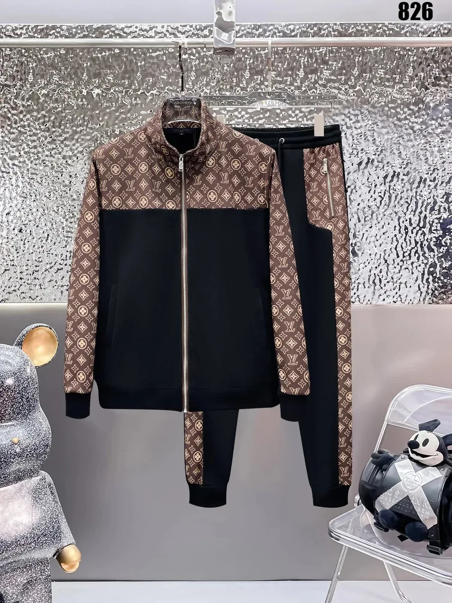 Louis Vuitton Louis Vuitton Monogram Brown/Black Tracksuit Black
