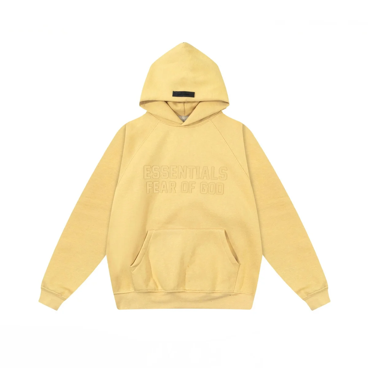 Fear of God Fear of God Essentials Warm Yellow Hoodie Yellow - 1