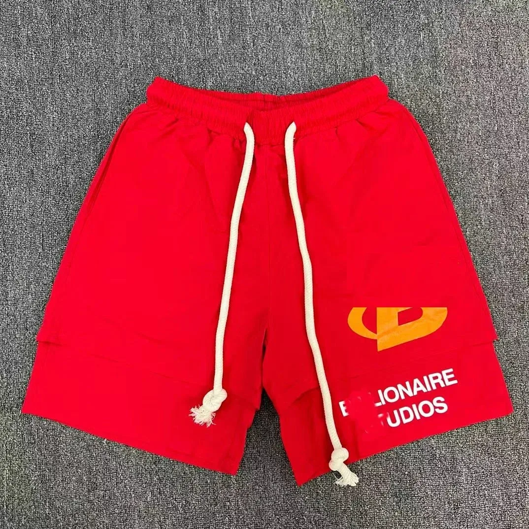 Billionaire Boys Club Billionaire Boys Club Logo Print Red Shorts Red - 1