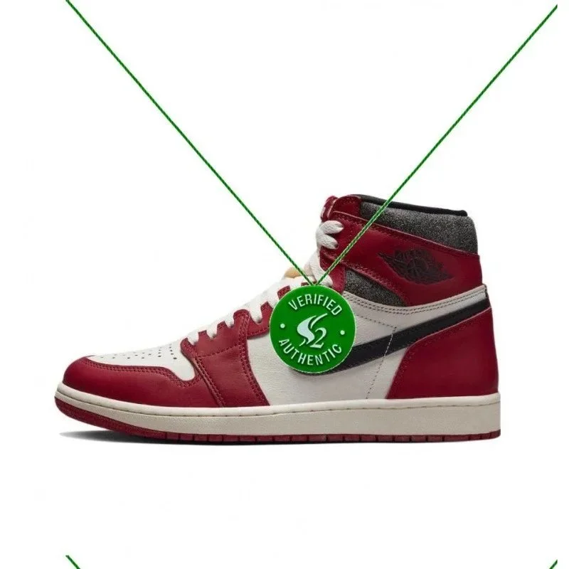 Nike Nike Air Jordan 1 Chicago做旧白红 Sneakers Red - 1