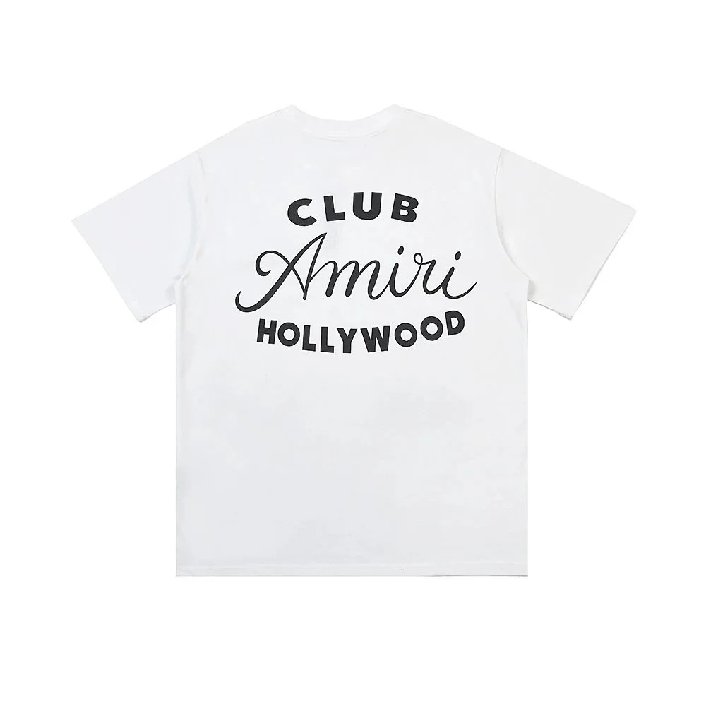 Amiri Amiri Club Hollywood White T-Shirt White - 1