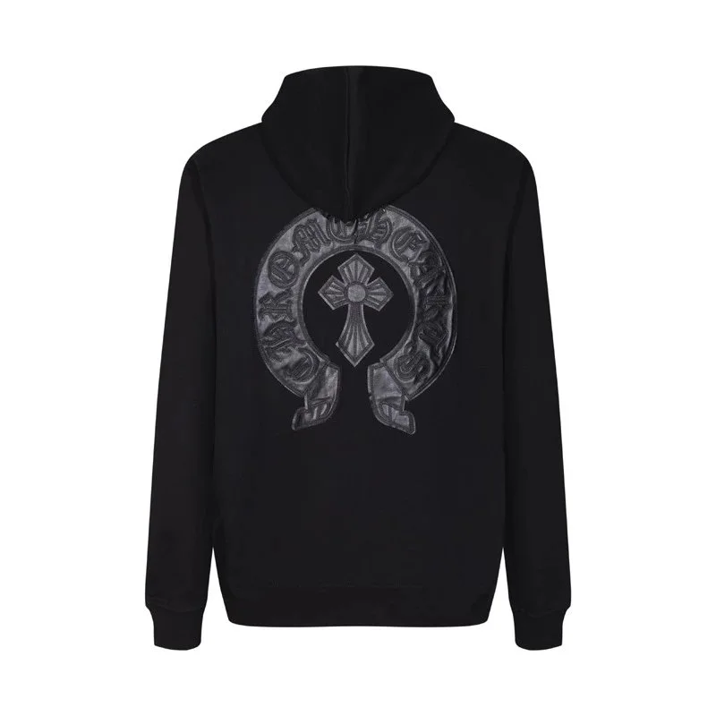 Chrome Hearts Chrome Hearts CH Cross Black Hoodie Black - 1