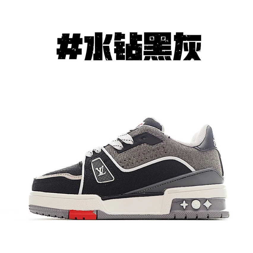 Louis Vuitton Louis Vuitton LV Trainer Black/Grey Sneakers Black