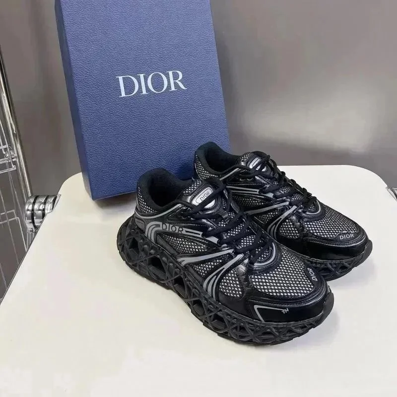 Dior Dior Black/Silver Mesh Sneakers Black