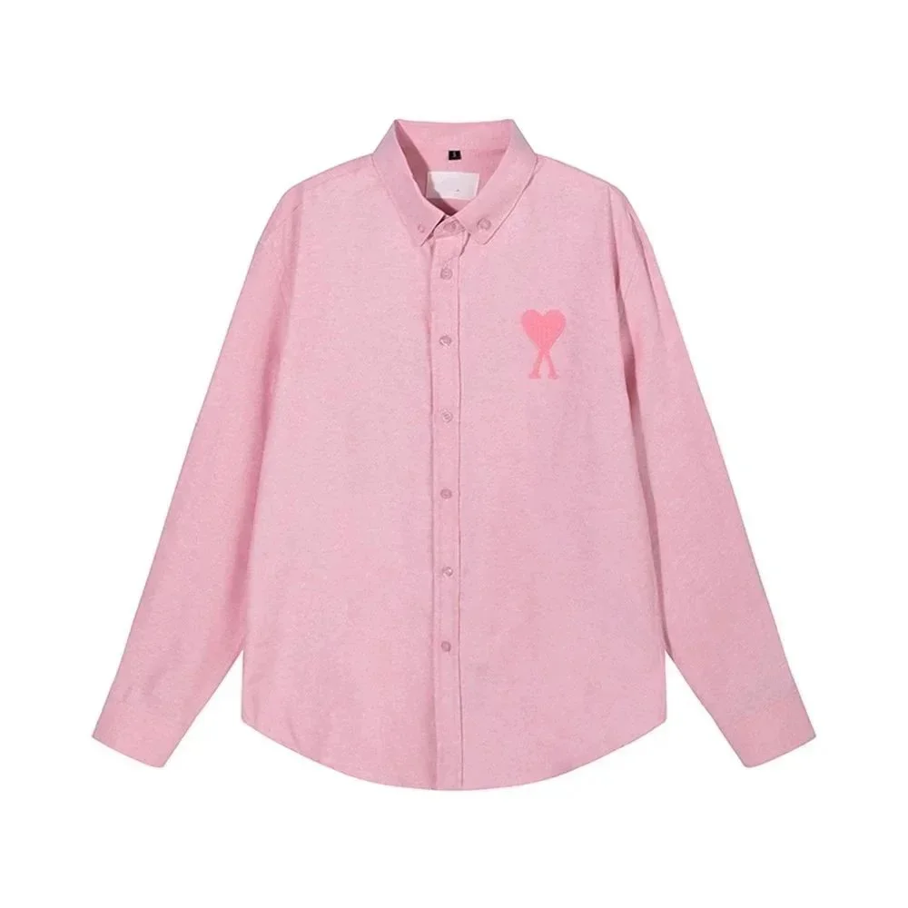 Ami Paris Ami Paris Ami de Coeur Pink Heart Shirt Pink
