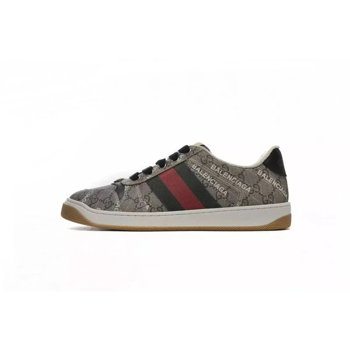 Balenciaga Balenciaga Monogram Stripe Sneaker Gray Grey